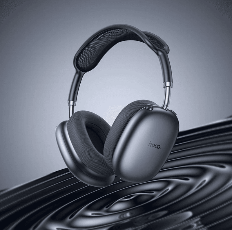 techplus Premium Bluetooth Headphones with ANC | 90-Hour Battery and AUX Connectivity (W55 PLUS) - Black Premium Bluetooth Headphones with ANC | 90-Hour Battery and AUX Connectivity (W55 PLUS) - Black