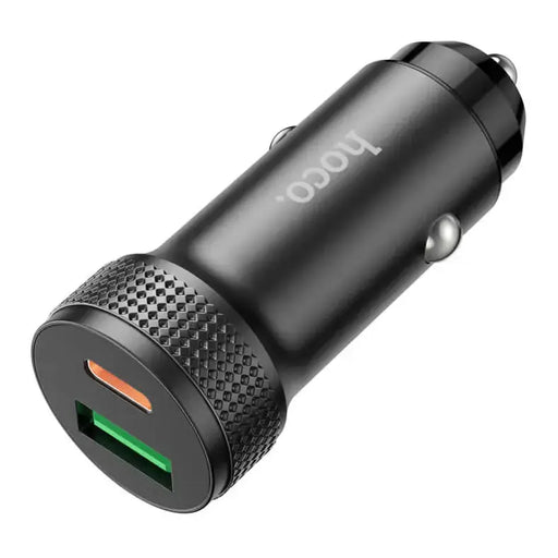 techplus Hoco Z49B Dual-Port Car Charger 38W | USB-C PD & USB-A QC Fast Charging Hoco Z49B 38W Dual Port Car Charger USB C PD USB A QC