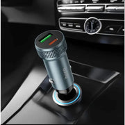 techplus Hoco Z49B Dual-Port Car Charger 38W | USB-C PD & USB-A QC Fast Charging Hoco Z49B 38W Dual Port Car Charger USB C PD USB A QC