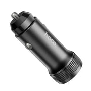 techplus Hoco Z49B Dual-Port Car Charger 38W | USB-C PD & USB-A QC Fast Charging Hoco Z49B 38W Dual Port Car Charger USB C PD USB A QC