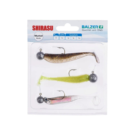 Balzer Fishing Lures Holo Yoko, Akiri Worm, Waggle Shad Set Holo Yoko, Akiri Worm, Waggle Shad Set