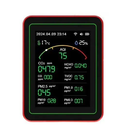 Home Air Quality Monitor – 15-in-1 Gas Detector by Habicare