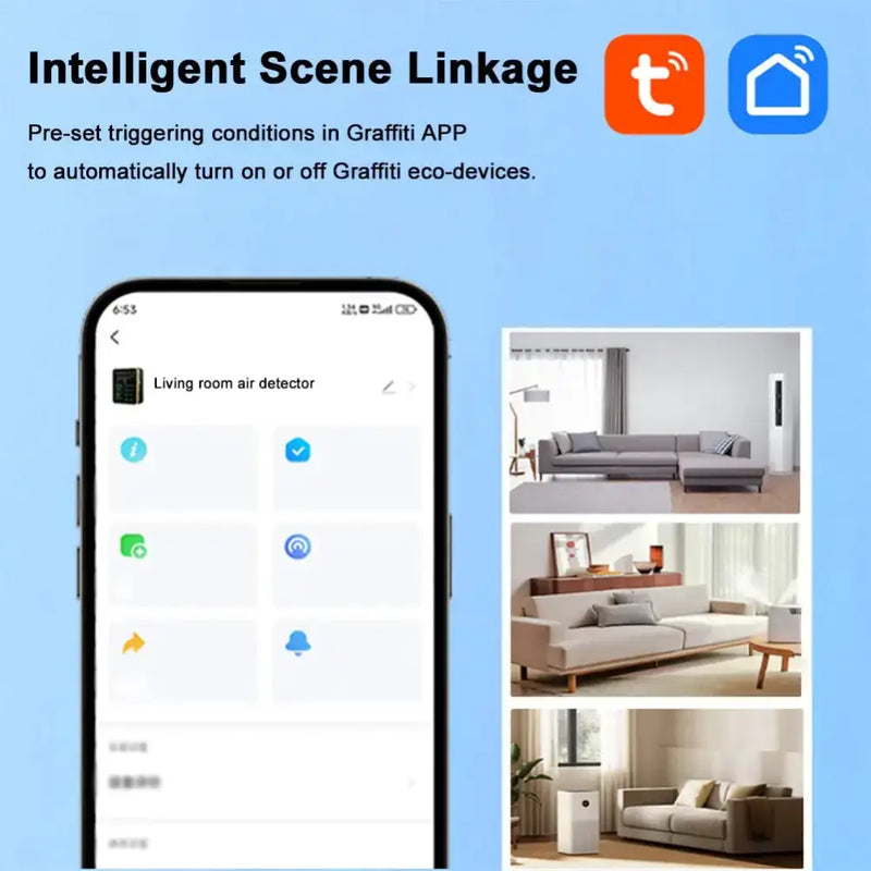 Home Air Quality Monitor – 15-in-1 Gas Detector by Habicare