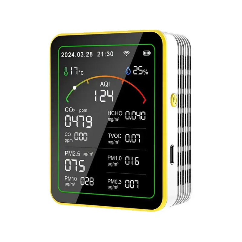 Home Air Quality Monitor – 15-in-1 Gas Detector by Habicare