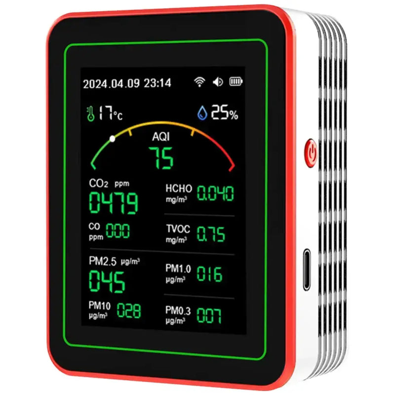 Home Air Quality Monitor – 15-in-1 Gas Detector by Habicare
