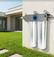 NZ Pump And Water Filters 20" Home Water Filtration Whole House Rainwater Filtration Systems Dual 20" Whole House Rainwater Filtration Systems Dual 20"