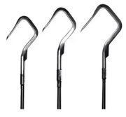Hook Em Cast Diamond Fixed Gaff 3 Inch Hi-Tensile Stainless Steel Head Close-up