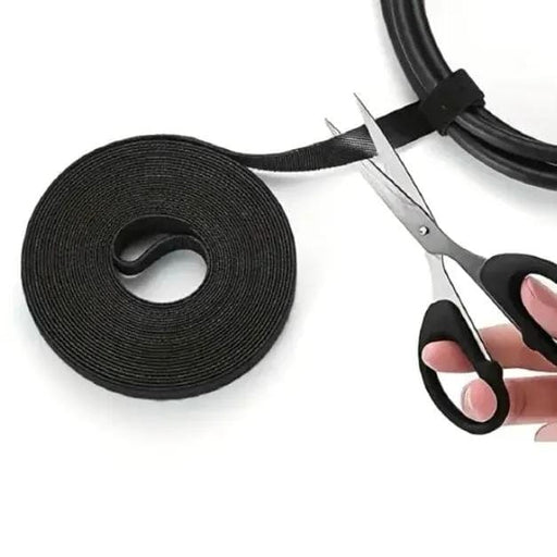 9eight5 Tools & Models Hook & Loop Cable Tape - Black (5m) Hook & Loop Cable Tape - Black (5m)