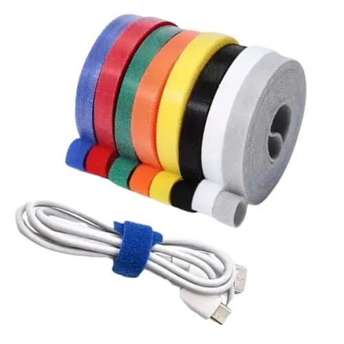 9eight5 Tools & Models Hook & Loop Cable Tape - (Pack of 6 / 1m each) Hook & Loop Cable Tape - (Pack of 6 / 1m each)