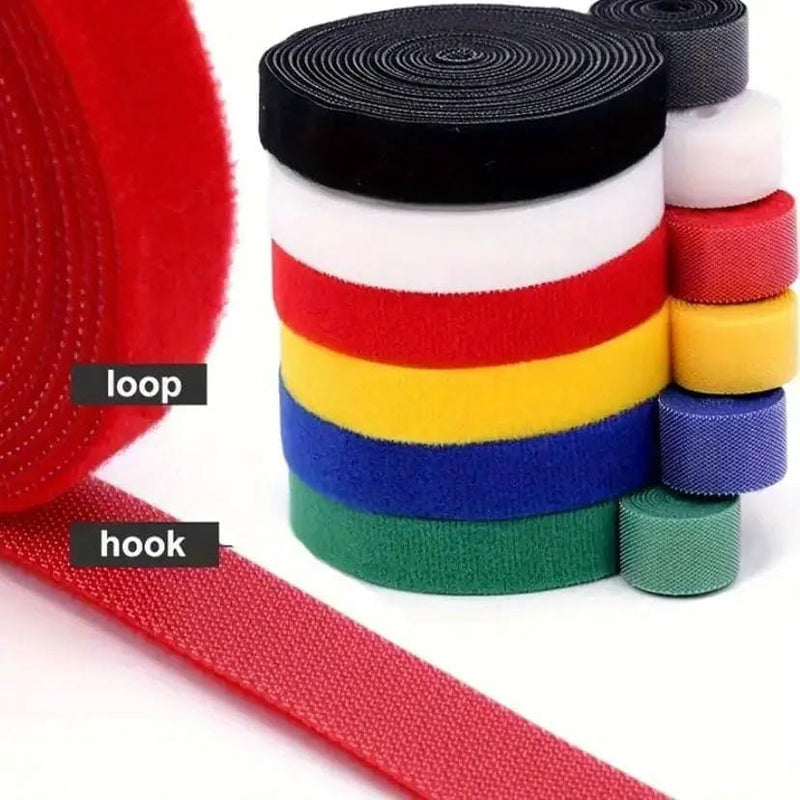 9eight5 Tools & Models Hook & Loop Cable Tape - (Pack of 6 / 1m each) Hook & Loop Cable Tape - (Pack of 6 / 1m each)