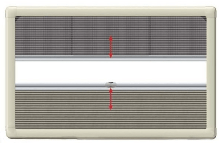 Horrex Window Blinds Horrex Flyscreen and Blind 960mm x 440mm