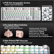 Hot-Swap RGB Mechanical Gaming Keyboard (different models available) by Habicare
