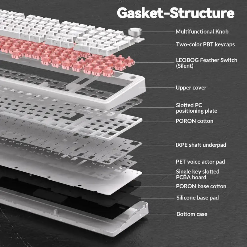 Hot-Swap RGB Mechanical Gaming Keyboard (different models available) by Habicare