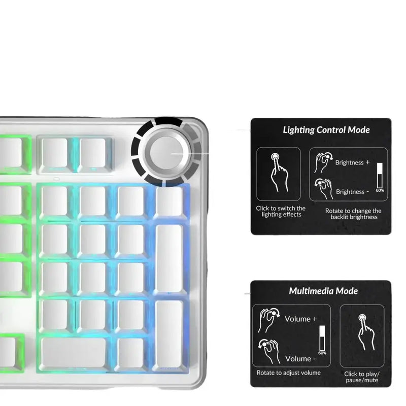 Hot-Swap RGB Mechanical Gaming Keyboard (different models available) by Habicare