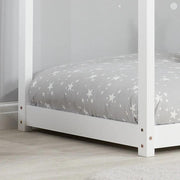 'Hannigan' Kid Bed Frame White Single by sue-e furniture