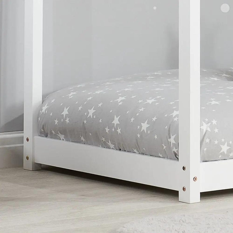 'Hannigan' Kid Bed Frame White Single by sue-e furniture