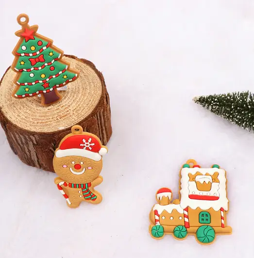 12PCS Christmas Tree Decorations Gingerbread Man Ornaments by salelink.co.nz