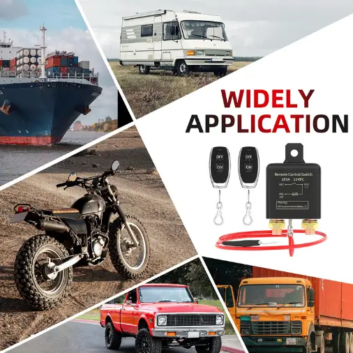 12V DC 200A Remote Battery Disconnect Switch Isolator Wireless for Car Truck RV by salelink.co.nz