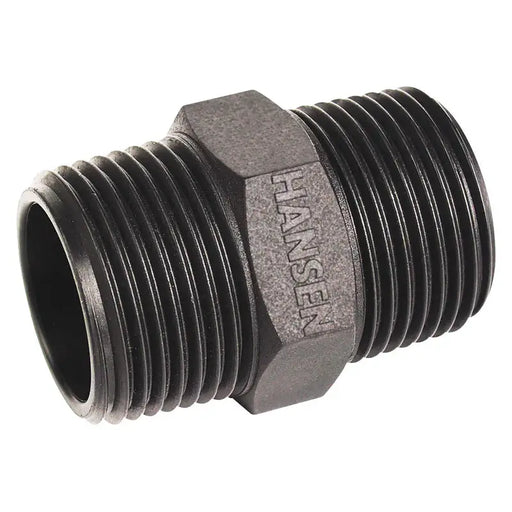 Hansen Threaded Hex Nipple – Male BSPT x Male BSPT by Filtration Station NZ