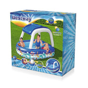 Bestway 213x155x132cm Kids Play Pools Above Ground Inflatable Swimming Pool Canopy Sunshade by salelink.co.nz