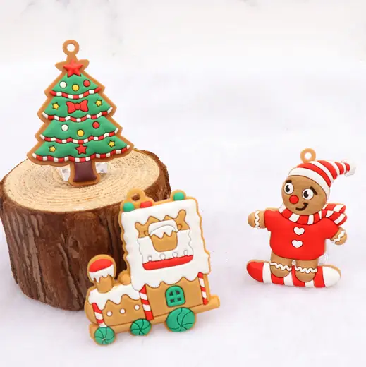 12PCS Christmas Tree Decorations Gingerbread Man Ornaments by salelink.co.nz