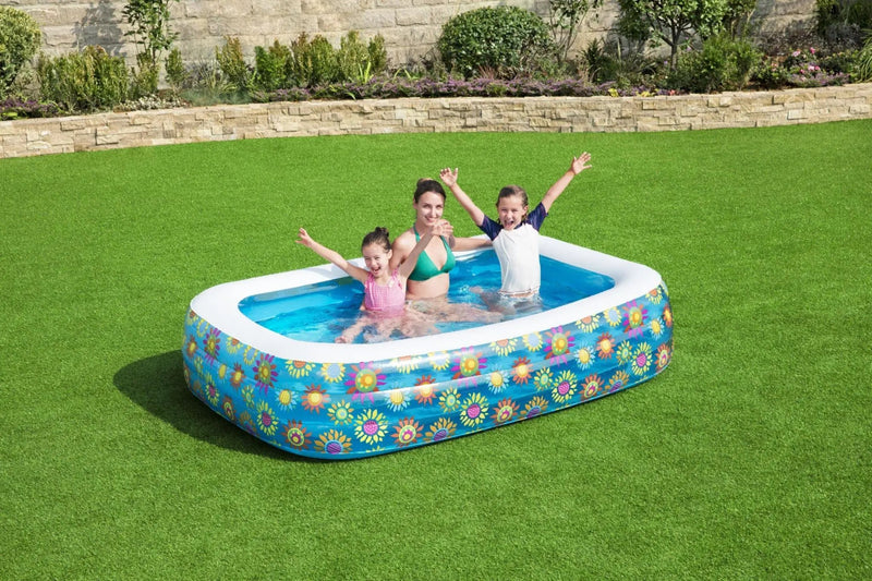 Bestway 229x152x 56CM Kids Play Pool Inflatable Family Pool by salelink.co.nz