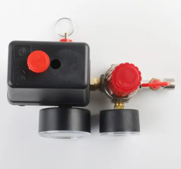90-120PSI Pressure Switch Valve Air Compressor Control Manifold Regulator Gauges by salelink.co.nz
