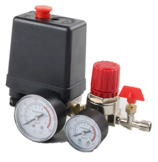 90-120PSI Pressure Switch Valve Air Compressor Control Manifold Regulator Gauges by salelink.co.nz