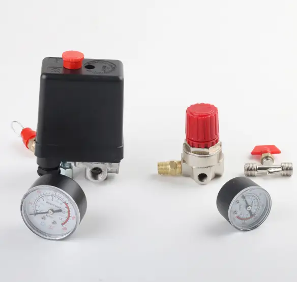 90-120PSI Pressure Switch Valve Air Compressor Control Manifold Regulator Gauges by salelink.co.nz
