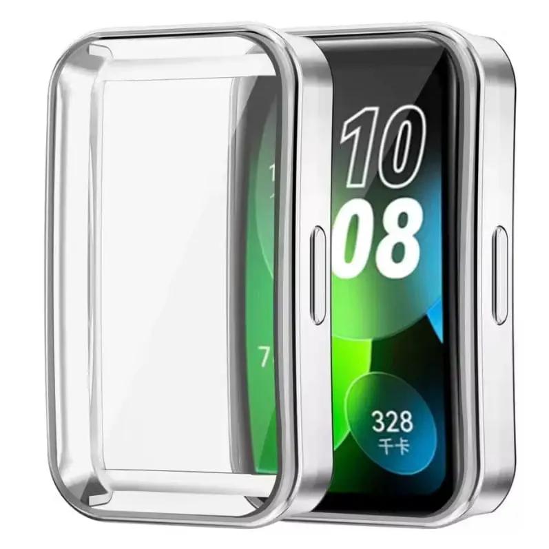 Protective Case for Huawei Band 10 (Silver) by That Watch Shop