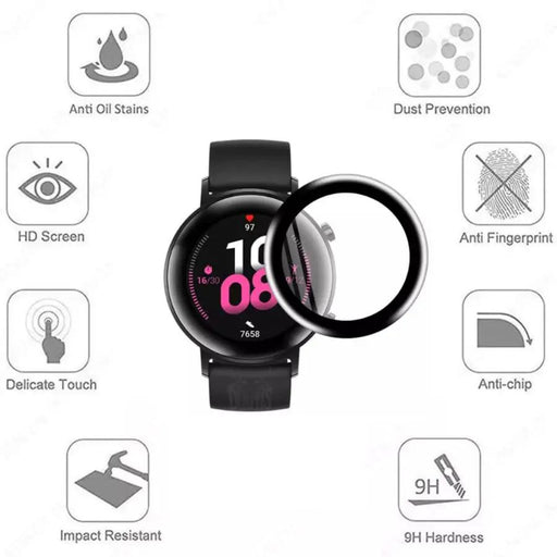 Screen Protectors for Huawei GT 2 (42mm) (Pack of 2) by That Watch Shop