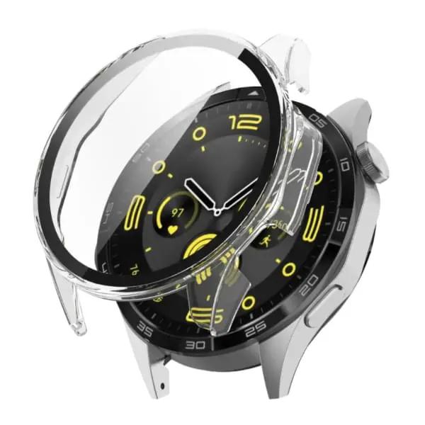 Protective Case for Huawei GT4 (46mm) (Clear with stripe) by That Watch Shop