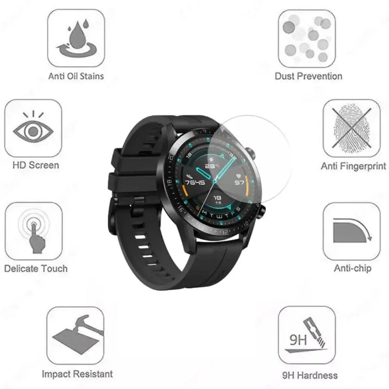 Screen Protectors for Huawei Watch GT (42mm) (Pack of 5) by Habicare