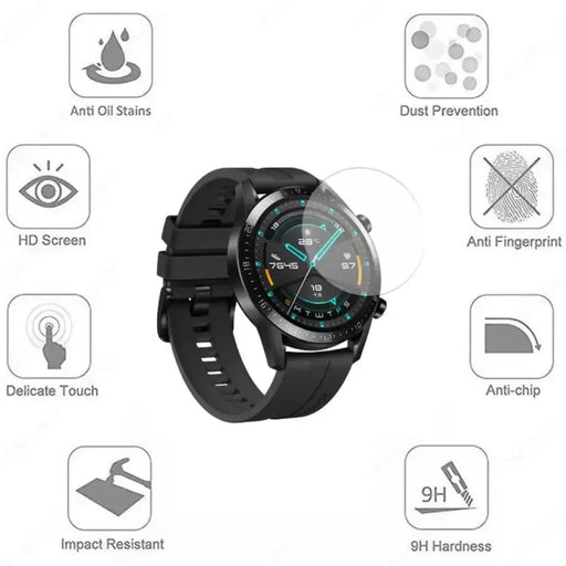 Screen Protectors for Huawei Watch GT (42mm) (Pack of 5) by Habicare
