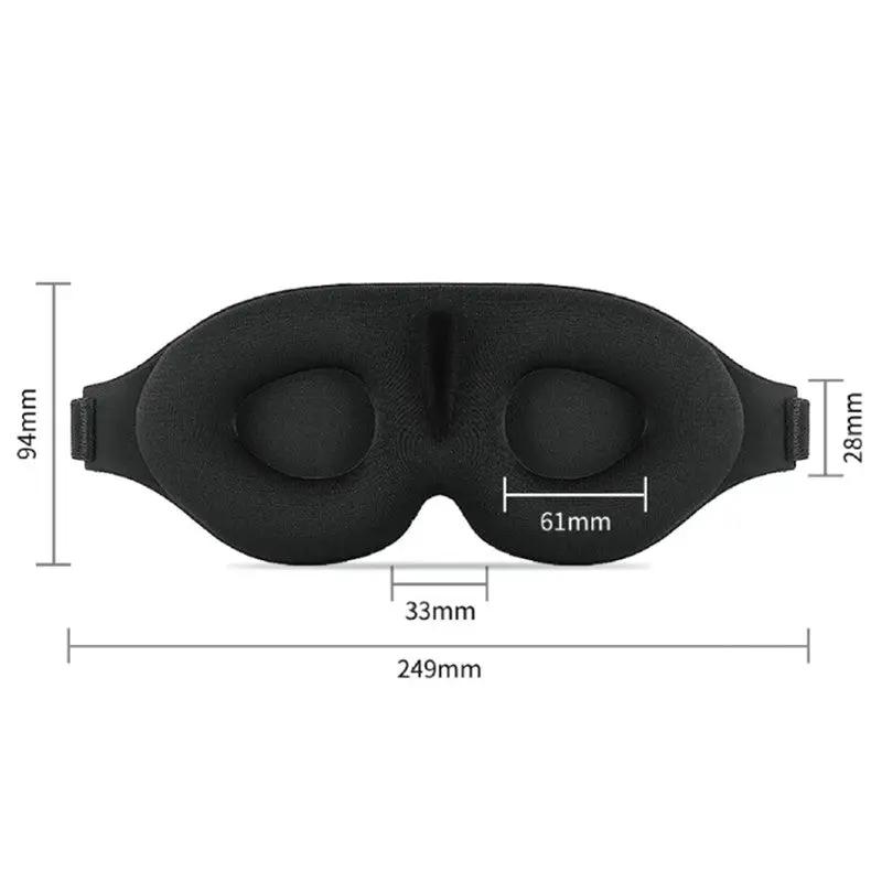 Travel Sleep Eye Mask 3D Memory Foam Padded Light Sleeping Blindfold by salelink.co.nz