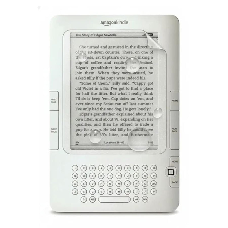 9eight5 Screen protector Hydrogel Screen Protector for Kindle 2 (Pack of 2) Hydrogel Screen Protector for Kindle 2 (Pack of 2)