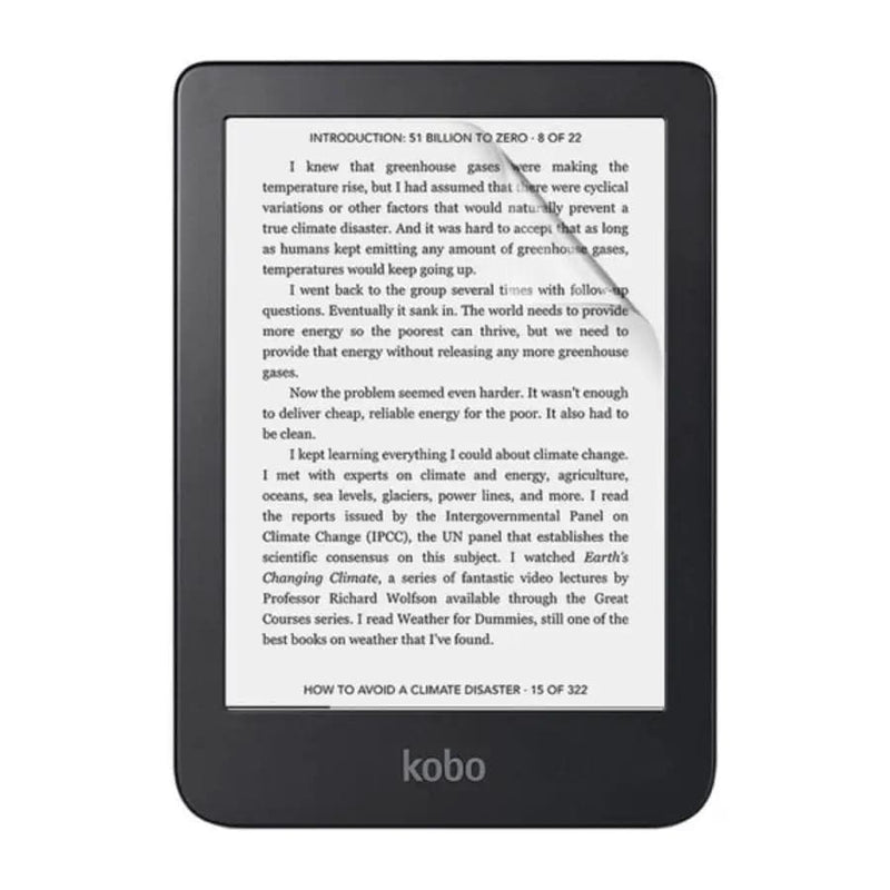 9eight5 Screen protector Hydrogel Screen Protector for Kobo Clara 2E Hydrogel Screen Protector for Kobo Clara 2E