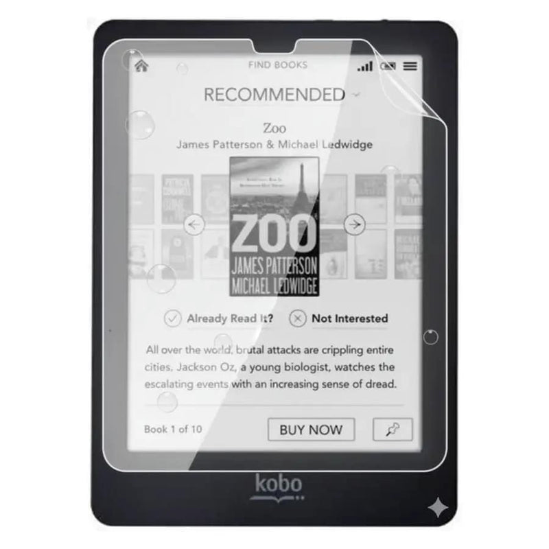 9eight5 Screen protector Hydrogel Screen Protector for Kobo Glo Hydrogel Screen Protector for Kobo Glo