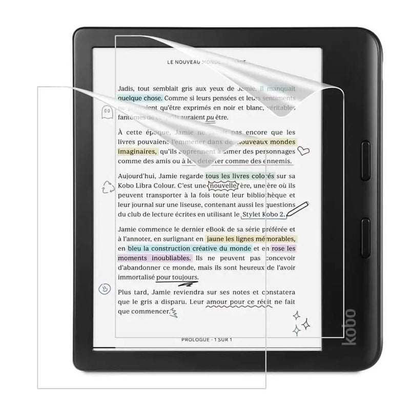 9eight5 Screen protector Hydrogel Screen Protector for Kobo Libra Colour Hydrogel Screen Protector for Kobo Libra Colour