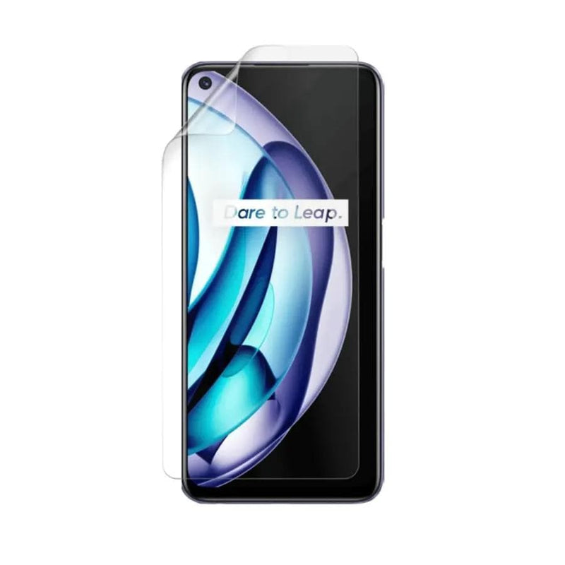 9eight5 Screen protector Hydrogel Screen Protector for Realme Q3t (Pack of 2) Hydrogel Screen Protector for Realme Q3t (Pack of 2)