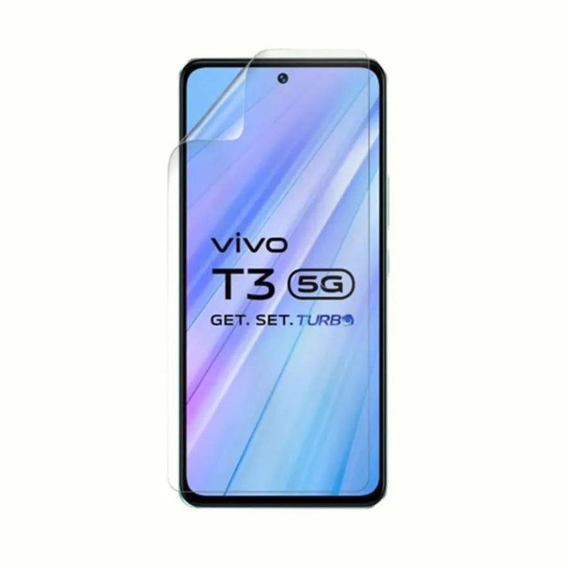9eight5 Screen protector Hydrogel Screen Protector for Vivo T3 5G (Pack of 2) Hydrogel Screen Protector for Vivo T3 5G (Pack of 2)