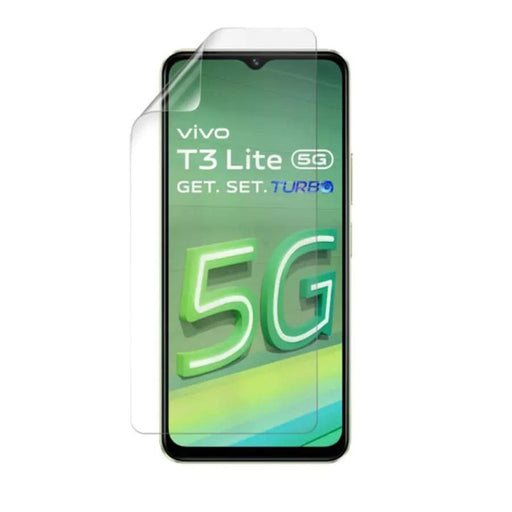 9eight5 Screen protector Hydrogel Screen Protector for Vivo T3 Lite (Pack of 2) Hydrogel Screen Protector for Vivo T3 Lite (Pack of 2)