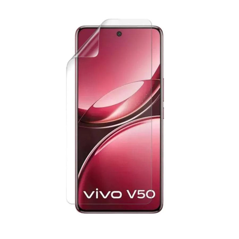 9eight5 Screen protector Hydrogel Screen Protector for Vivo V50 (Pack of 2) Hydrogel Screen Protector for Vivo V50 (Pack of 2)