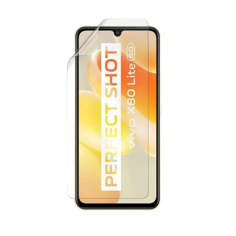 9eight5 Screen protector Hydrogel Screen Protector for Vivo X80 Lite (Pack of 2) Hydrogel Screen Protector for Vivo X80 Lite (Pack of 2)