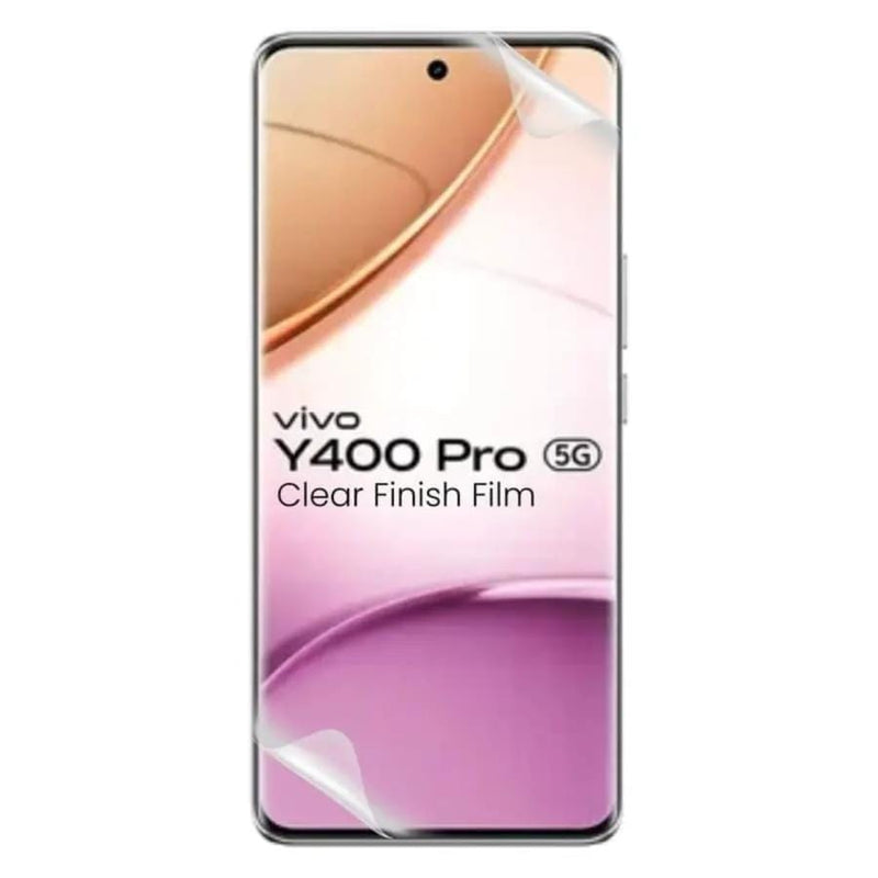 9eight5 Screen protector Hydrogel Screen Protector for Vivo Y400 Pro (Pack of 2) Hydrogel Screen Protector for Vivo Y400 Pro (Pack of 2)