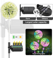 Solar Garden Lights Garden Ornaments Outdoor Dandelion 4PCS by salelink.co.nz