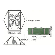 Ultralight 2-Person Waterproof Camping Tent - Double Layer Backpacking Tent with Vestibules by Mead's Supply & Equipment Outfitters limited