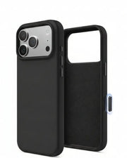 iPhone 17 Pro Max Black Silicone Case – Soft Protective Cover by techplus
