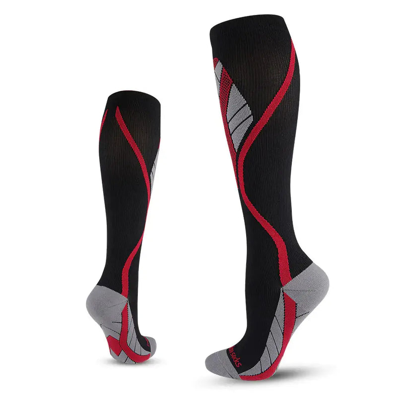 Professional Long Leg Compression Socks for Cycling - Nylon Anti-Friction Performance Socks by Mead's Supply & Equipment Outfitters limited
