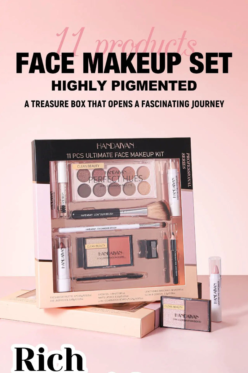 Face Makeup Beauty Set A - 11 Items by Poppy Gifts